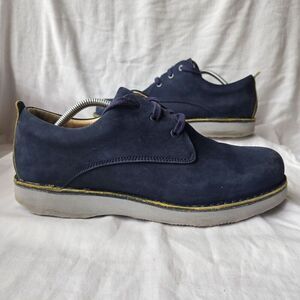 Samuel Hubbard Free Men's Navy Nubuck Leather Casual Oxfords Size 11 W M1100-016